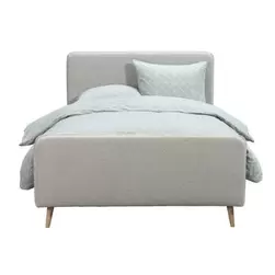 Aanbieding van Bed Suze - lichtgrijs - 120x200 cm voor 259€ bij Leen Bakker