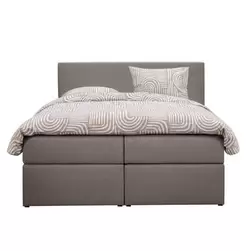 Aanbieding van Boxcombinatie Orebro 6-delig &ndash; taupe &ndash; 140x200 cm voor 899€ bij Leen Bakker