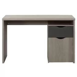 Aanbieding van Bureau Tempo - grijs eikenkleur/antraciet - 76x120x55 cm voor 169€ bij Leen Bakker