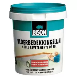 Aanbieding van Bison vloerbedekkingslijm - 1 kg voor 17,99€ bij Leen Bakker