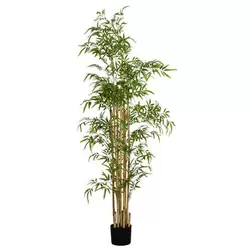 Aanbieding van Kunstplant Bamboe in pot - groen - 180 cm voor 59,99€ bij Leen Bakker