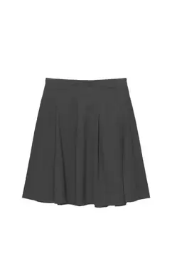 Aanbieding van Halflange rok met vouwen en split voor 32,99€ bij Pull & Bear