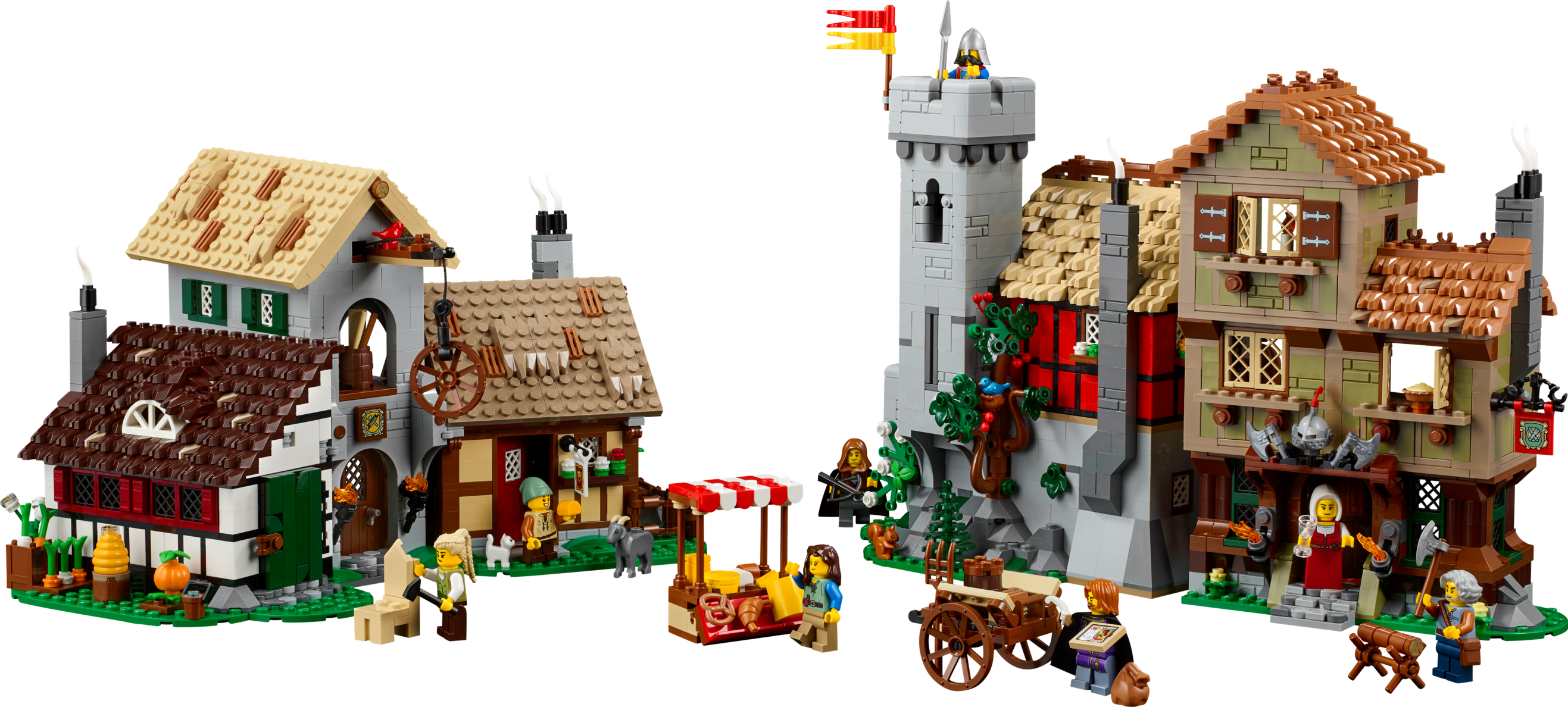 Aanbieding van Middeleeuws stadsplein voor 229,99€ bij Lego