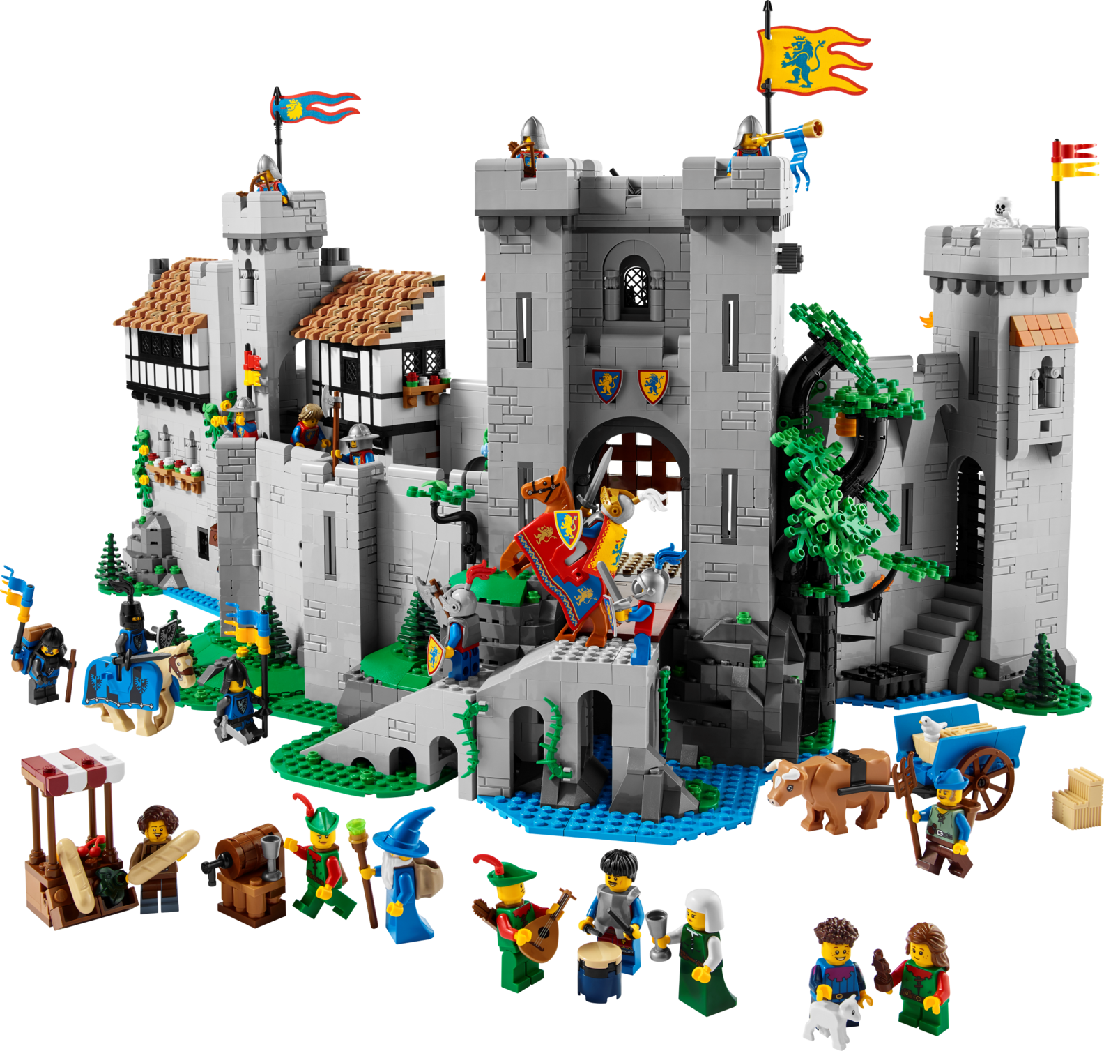 Aanbieding van Leeuwenridders kasteel voor 399,99€ bij Lego