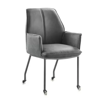 Aanbieding van Kuipstoel Botello (wieltjes) stof grey voor 99,95€ bij Pronto wonen