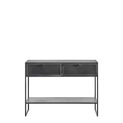 Aanbieding van Sidetable Orizone (102 cm) zwart metaal voor 249€ bij Pronto wonen