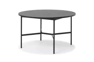 Aanbieding van Eettafel Cleo rond zwart voor 397,5€ bij Loods 5