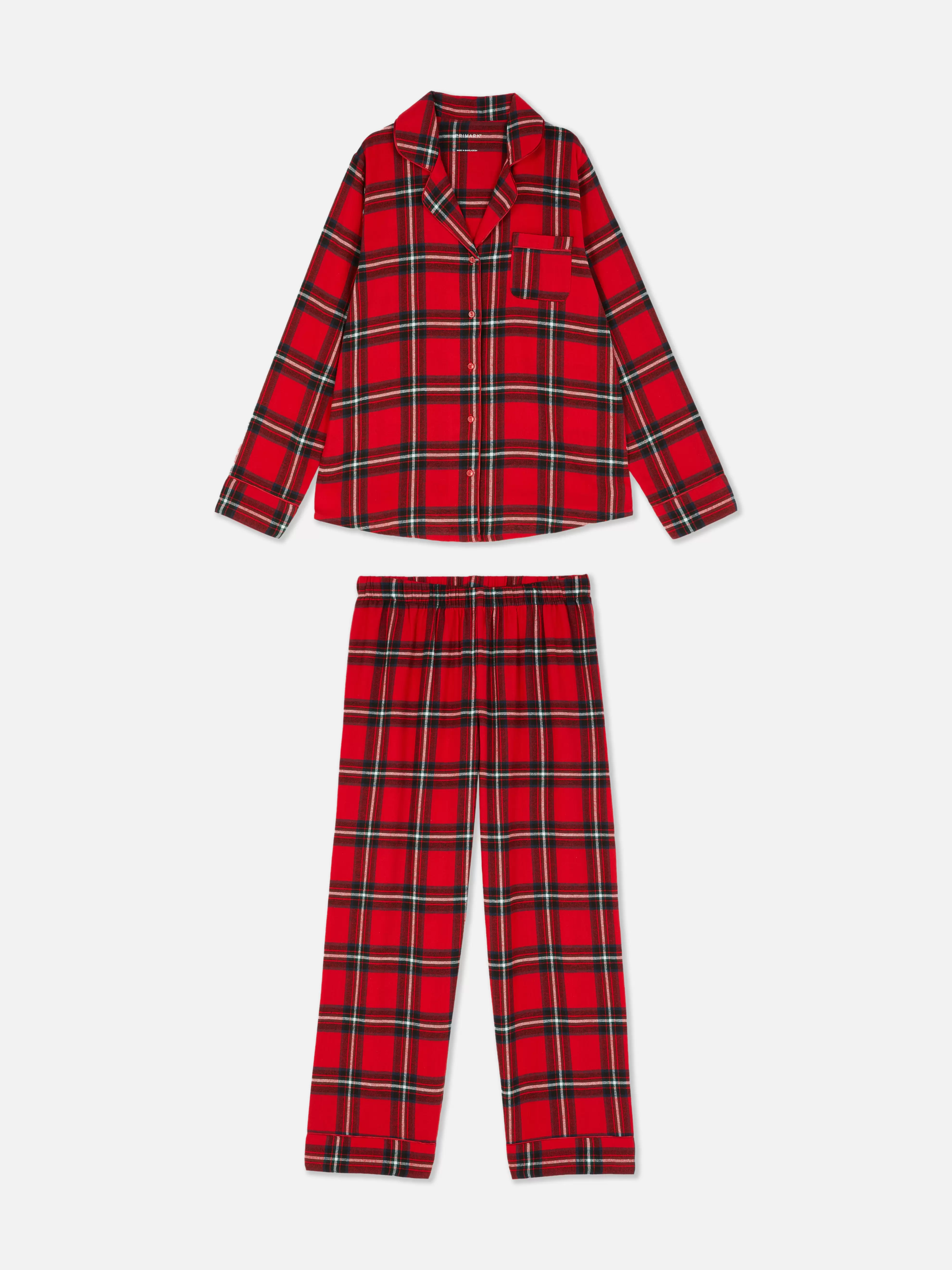 Aanbieding van Geruite flanellen pyjama voor vrouwen voor 17€ bij Primark