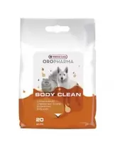 Aanbieding van Versele-Laga Oropharma Body Clean Cat & Dog Doekjes - Vachtverzorging - 20 stuks voor 5,49€ bij Pets Place