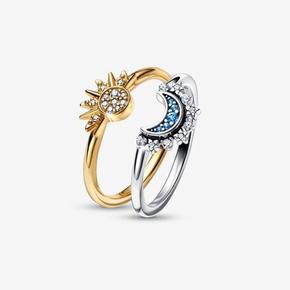 Aanbieding van Hemelse Sparkling Ring Set voor 118€ bij Pandora