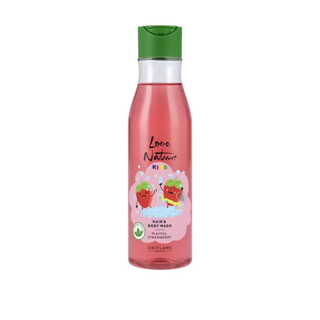 Aanbieding van Kids Hair & Body Wash Playful Strawberry voor 5,99€ bij Oriflame