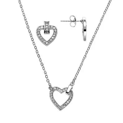 Aanbieding van Crush Pave Heart Jewellery Set voor 11,49€ bij Oriflame