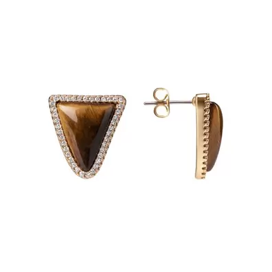 Aanbieding van Tiger Eye Lavvu Earrings voor 37,49€ bij Oriflame