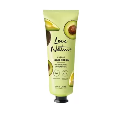 Aanbieding van Caring Hand Cream with Organic Avocado Oil voor 4,49€ bij Oriflame