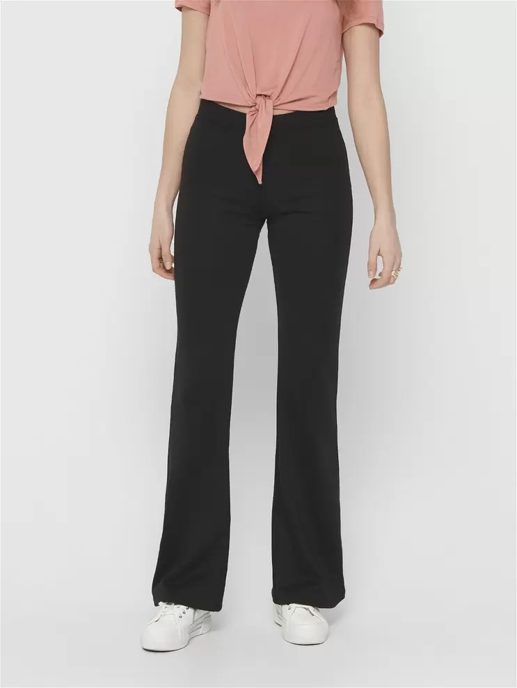 Aanbieding van ONLFEVER Mid waist Regular fit Broek met wijde pijpen voor 24,99€ bij Only