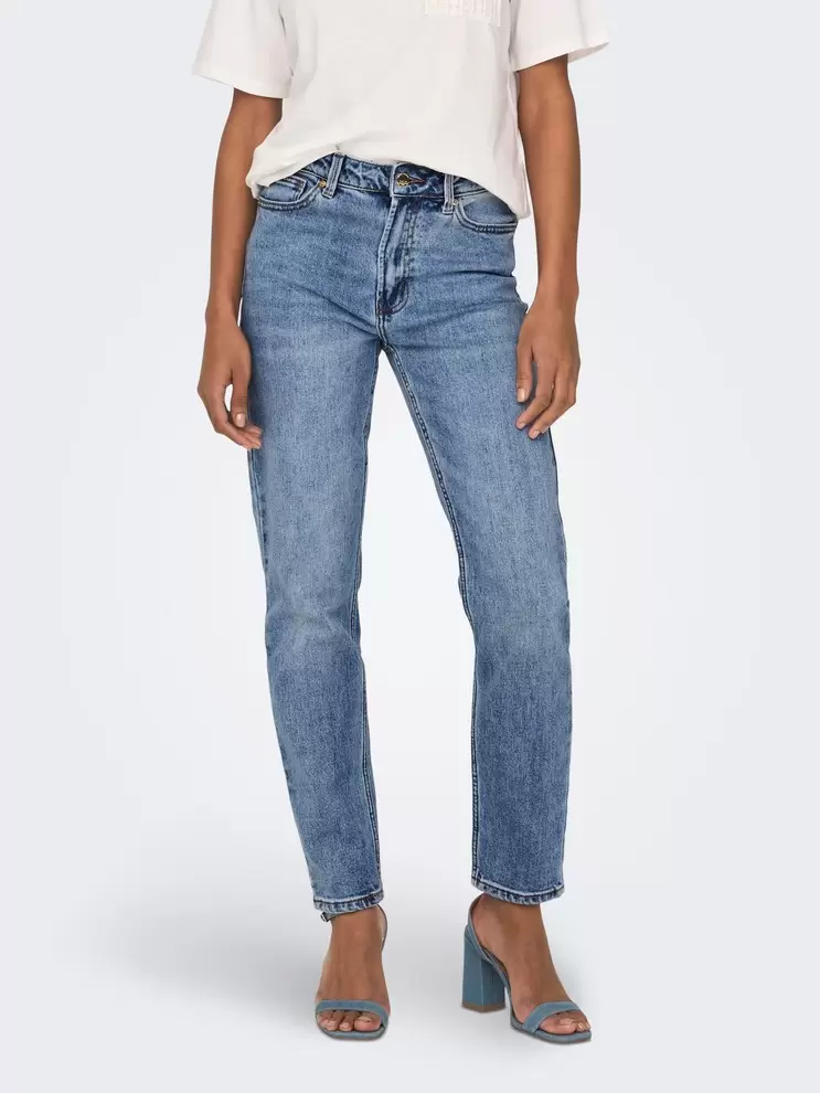 Aanbieding van ONLEMILY High waist Straight fit Jeans voor 44,99€ bij Only