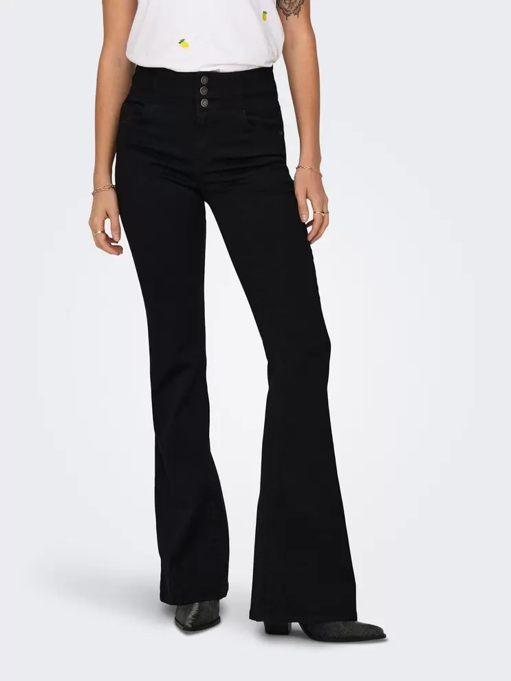 Aanbieding van ONLCHERYL High waist Flared fit Jeans voor 44,99€ bij Only