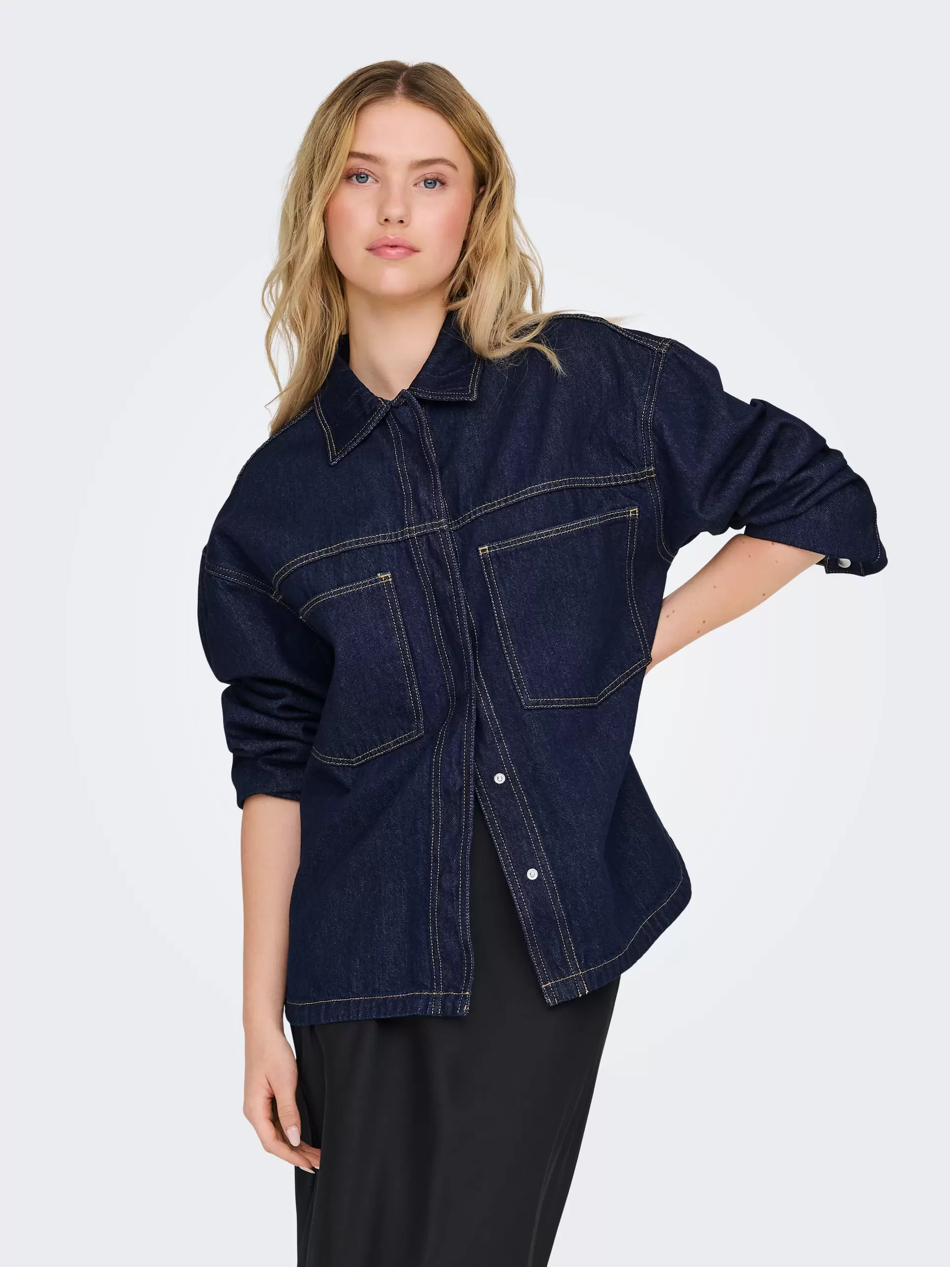 Aanbieding van ONLEMMIE Denim overhemd voor 49,99€ bij Only