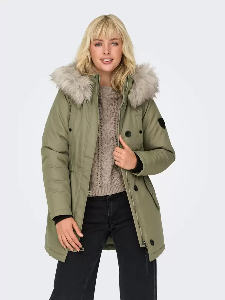 Aanbieding van ONLIRIS Lange parka voor 69,99€ bij Only