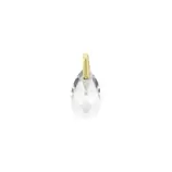 Aanbieding van Creoli pendant "Brillante crystal" "Crystal" 16mm Pera (14k gold) voor 79€ bij MY iMenso