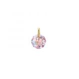 Aanbieding van Creoli Tonda pendant "Brillante crystal" "Light Rose Shimmer" 10mm (14k gold) voor 69€ bij MY iMenso