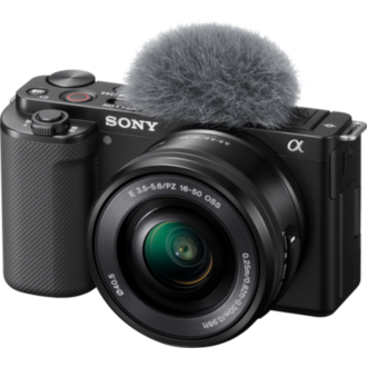 Aanbieding van SONY Vlog Camera ZV-E10 + kitlens voor 594,15€ bij Media Markt