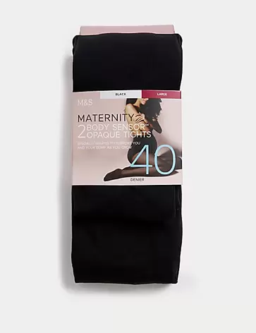 Aanbieding van Set van 2 Body Sensor-positiepanty's, 40 denier voor 22€ bij Marks & Spencer