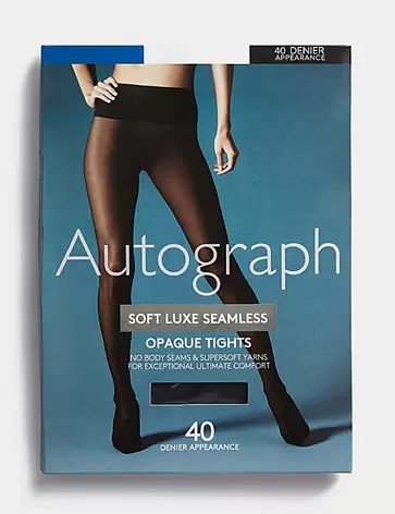 Aanbieding van Zachte, luxe, naadloze, niet-doorschijnende panty (40 denier) voor 15€ bij Marks & Spencer